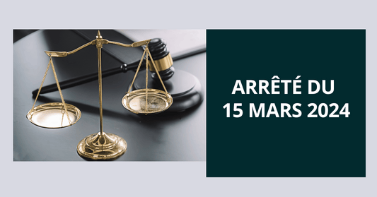 Arrêté 15 mars 2024