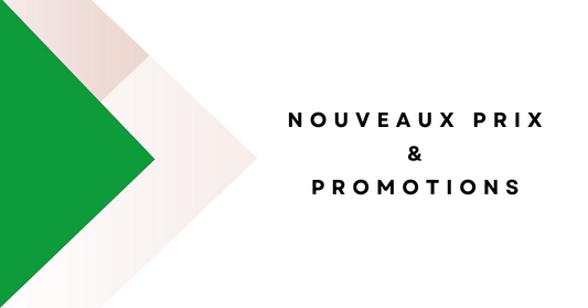 Promotions et nouveaux prix