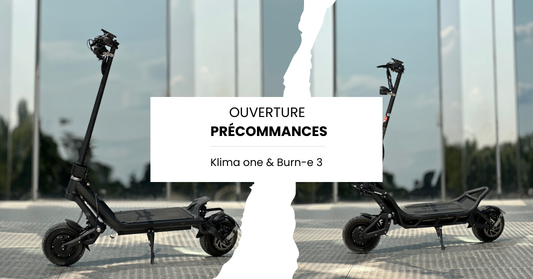 Ouverture précommandes Klima SE et Burn-e 3